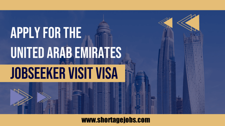 UAE jobseeker visit visa