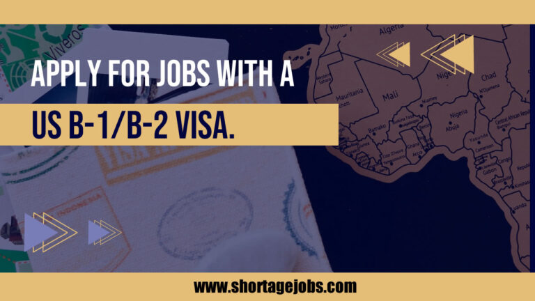 B-1 and B-2 visa can now apply for jobs