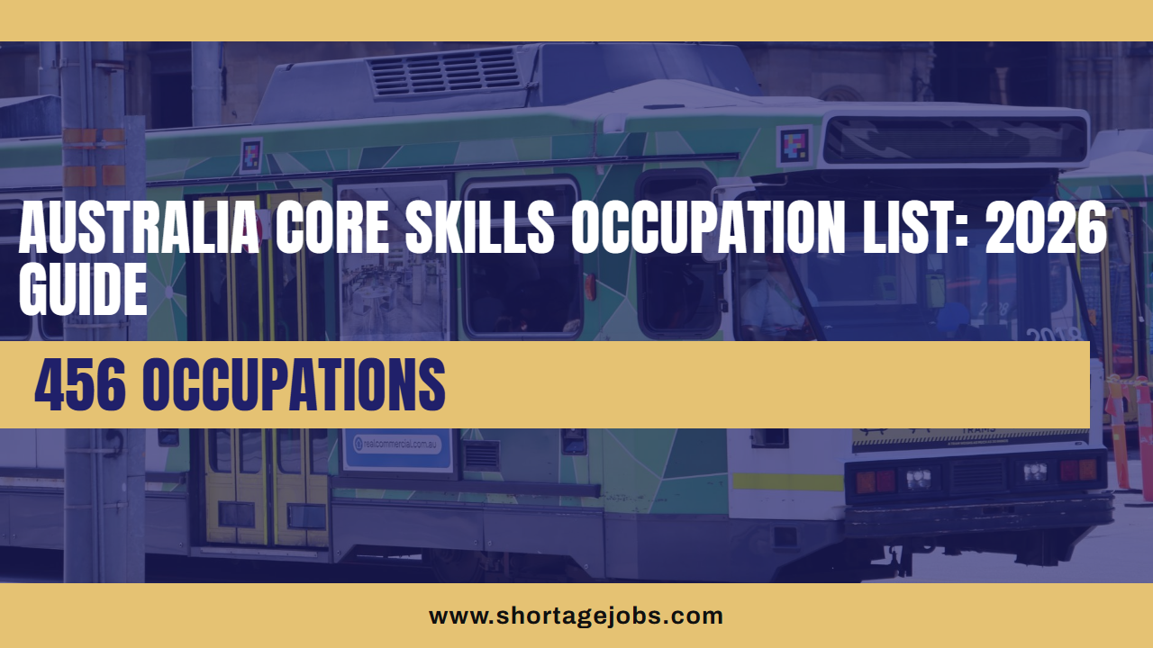 Australia Core Skills Occupation List: 2026 Guide