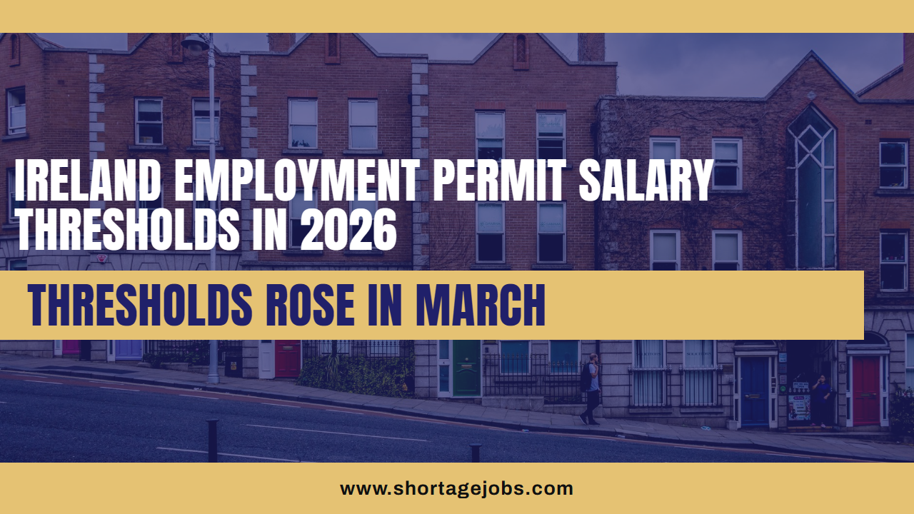 Ireland Employment Permit Salary Thresholds in 2026