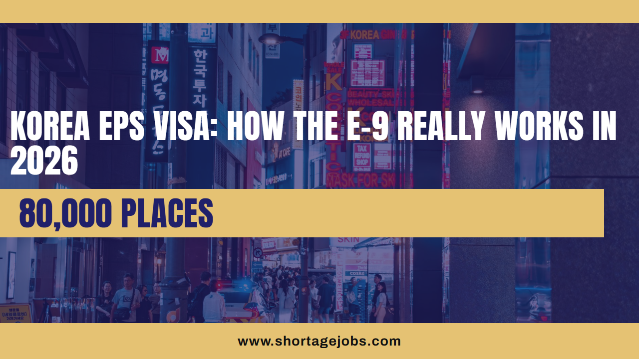 Korea EPS Visa: How the E-9 Really Works in 2026