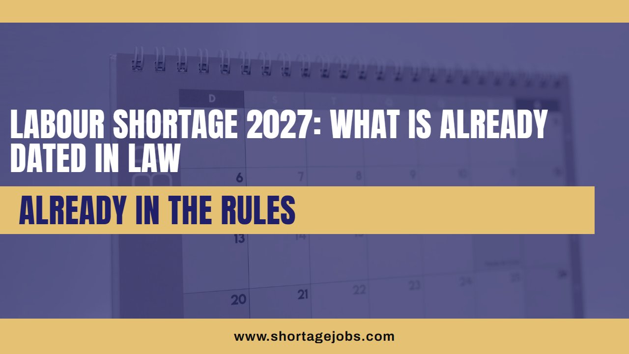 Labour Shortage 2027: What Is Already Dated in Law