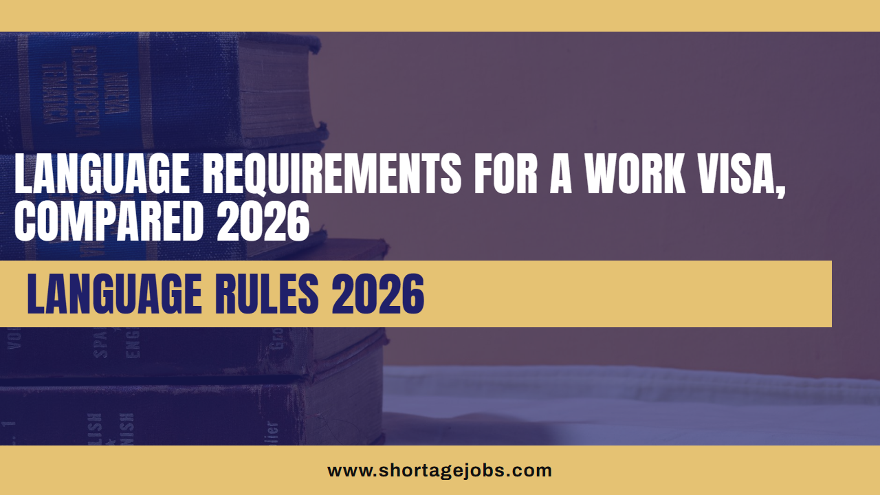 Language Requirements for a Work Visa, Compared 2026