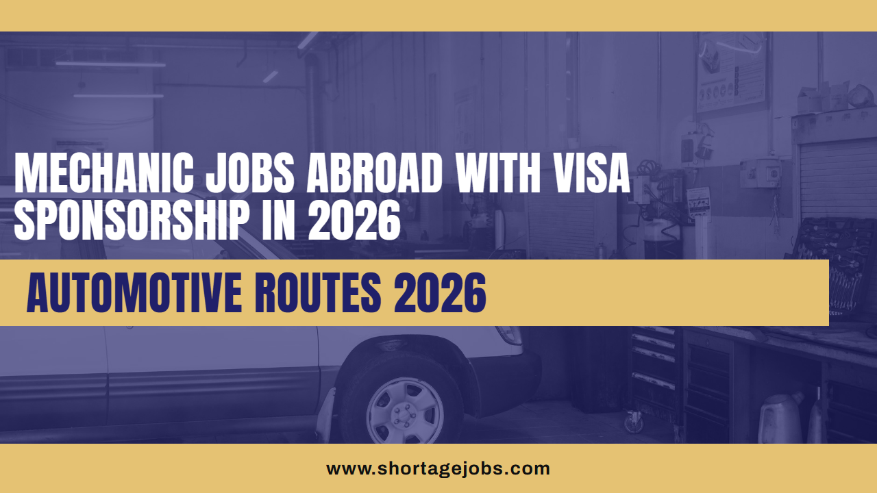 Mechanic Jobs Abroad With Visa Sponsorship in 2026